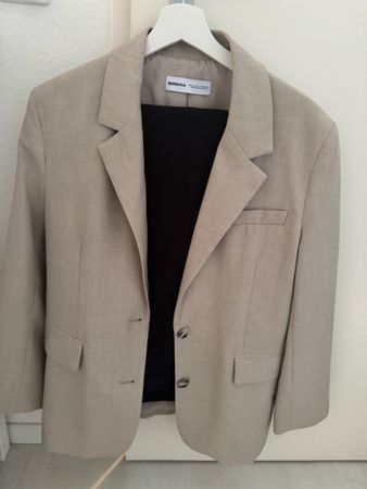 Bershka Blazer Beige 