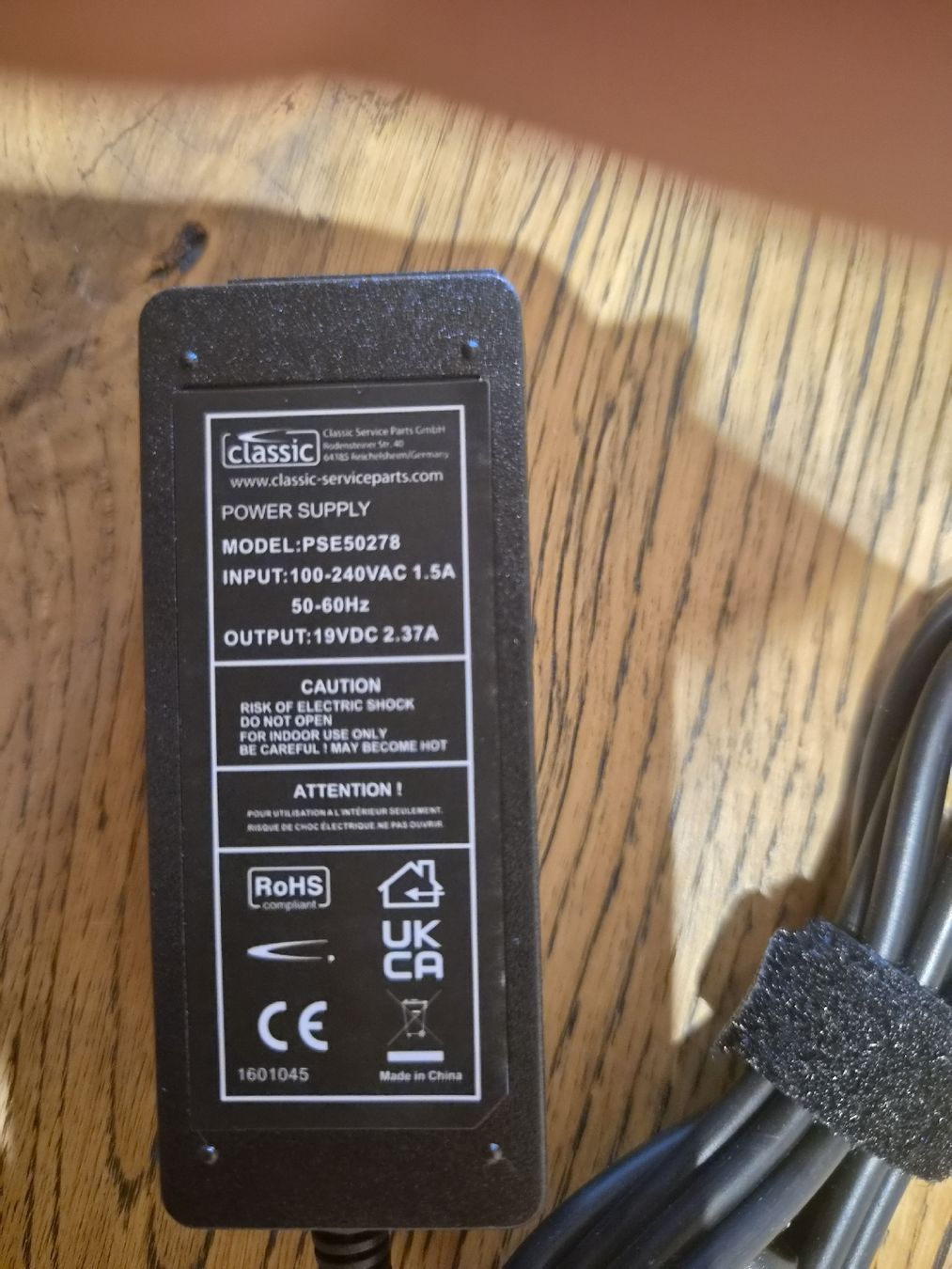 Kabel: Netzteil Classic PSE50278 19VDC 2.37A gut erhalten – Neu (gemäss Beschreibung) aus Radelfingen von Natij22 1