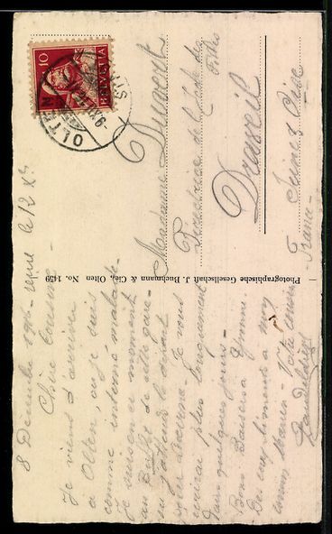 Cartoline postali: AK Olten, Zilemp – Usato da Berlin venduto da bartko-reher 1