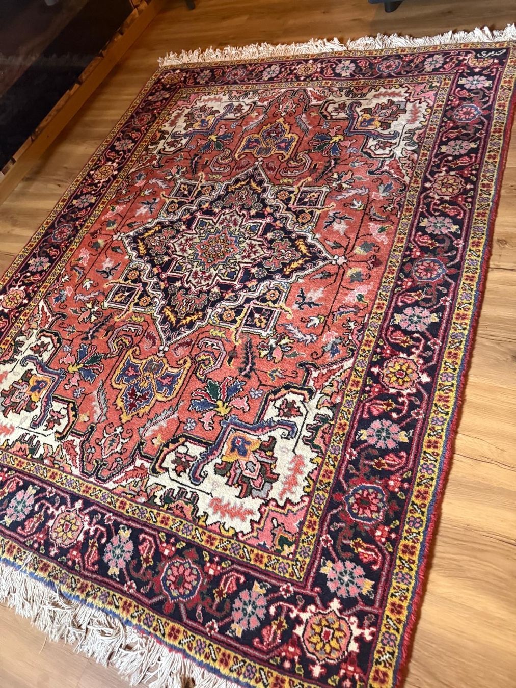 Tappeti: Orientalischer alter persischer Teppich (Heris)signiert – Usato da Höri venduto da ato_7v9f 5