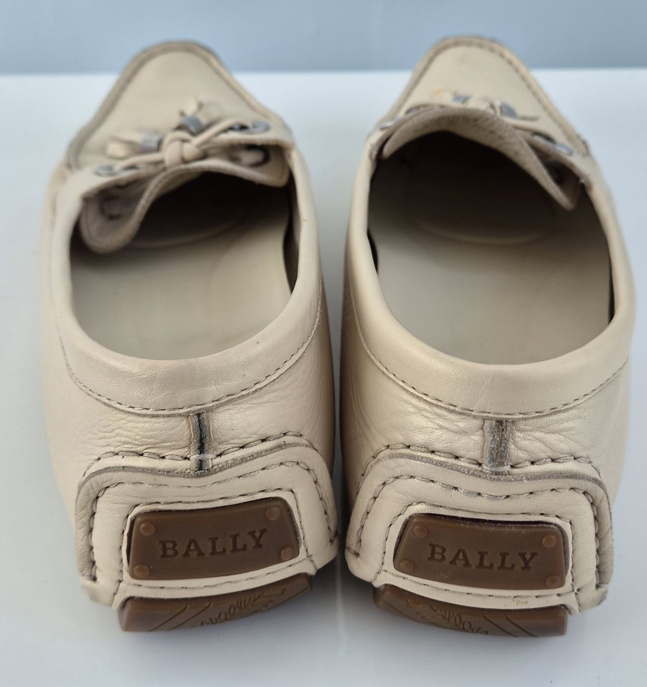 Bally Scarpe da donna: Bally Mokassins beige Leder Grösse 39.5 – Usato da Rapperswil SG venduto da lemiii 3