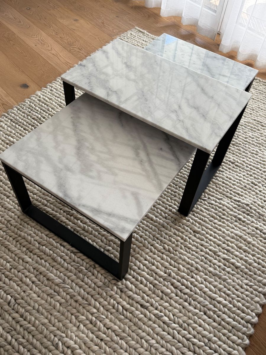Tische: Couchtisch Marmor (2er-Set) – Gebraucht aus Gossau SG von Dezon 1