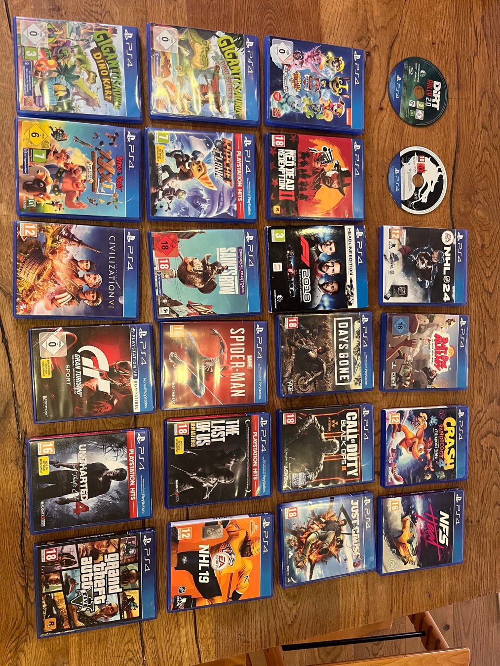 Sony Console: PS 4 + 24 Spiele – Usato da Hettiswil venduto da bur_vvg9 1