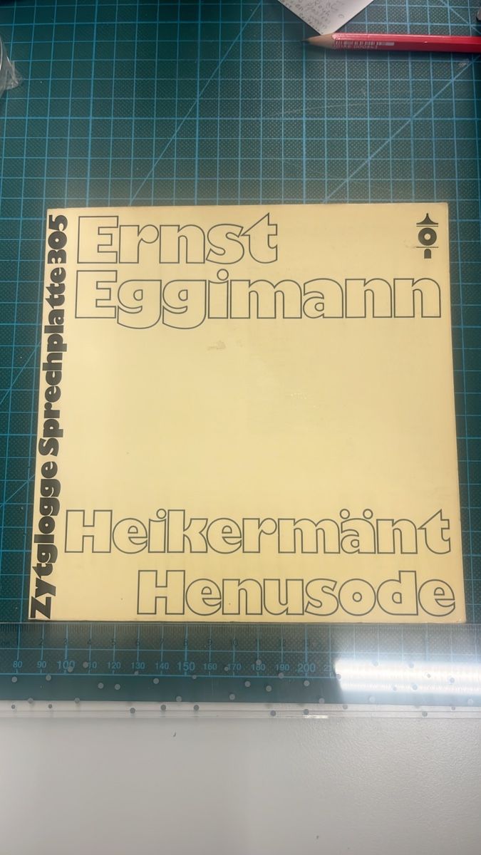 Dischi in vinile: Ernst Eggimann - Heikermänt Henusode, Zytglogge Schallplatte – Usato da Muttenz venduto da Totkel