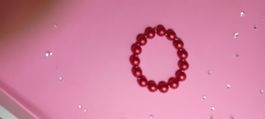 armband modeschmuck,,,rot farbe,,,matt