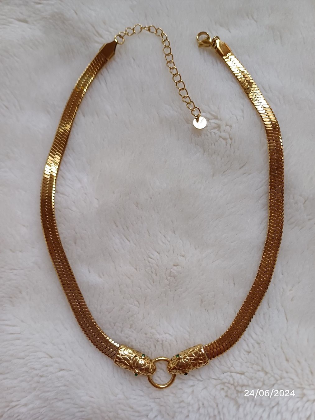 Catenine: Choker Kette - Schlange -  35 cm + 7.5 cm – Nuovo e nell'imballaggio originale da Würenlos venduto da Abracadabra26