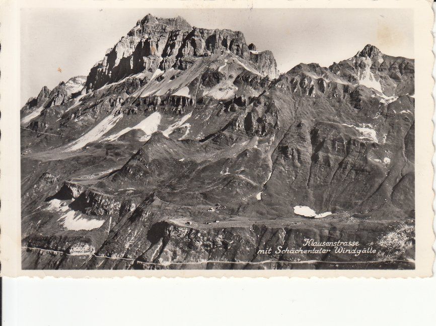 Ansichtskarten: Schächentaler Windgällen ca. 1940 – Gebraucht aus Bürglen TG von StampGraf