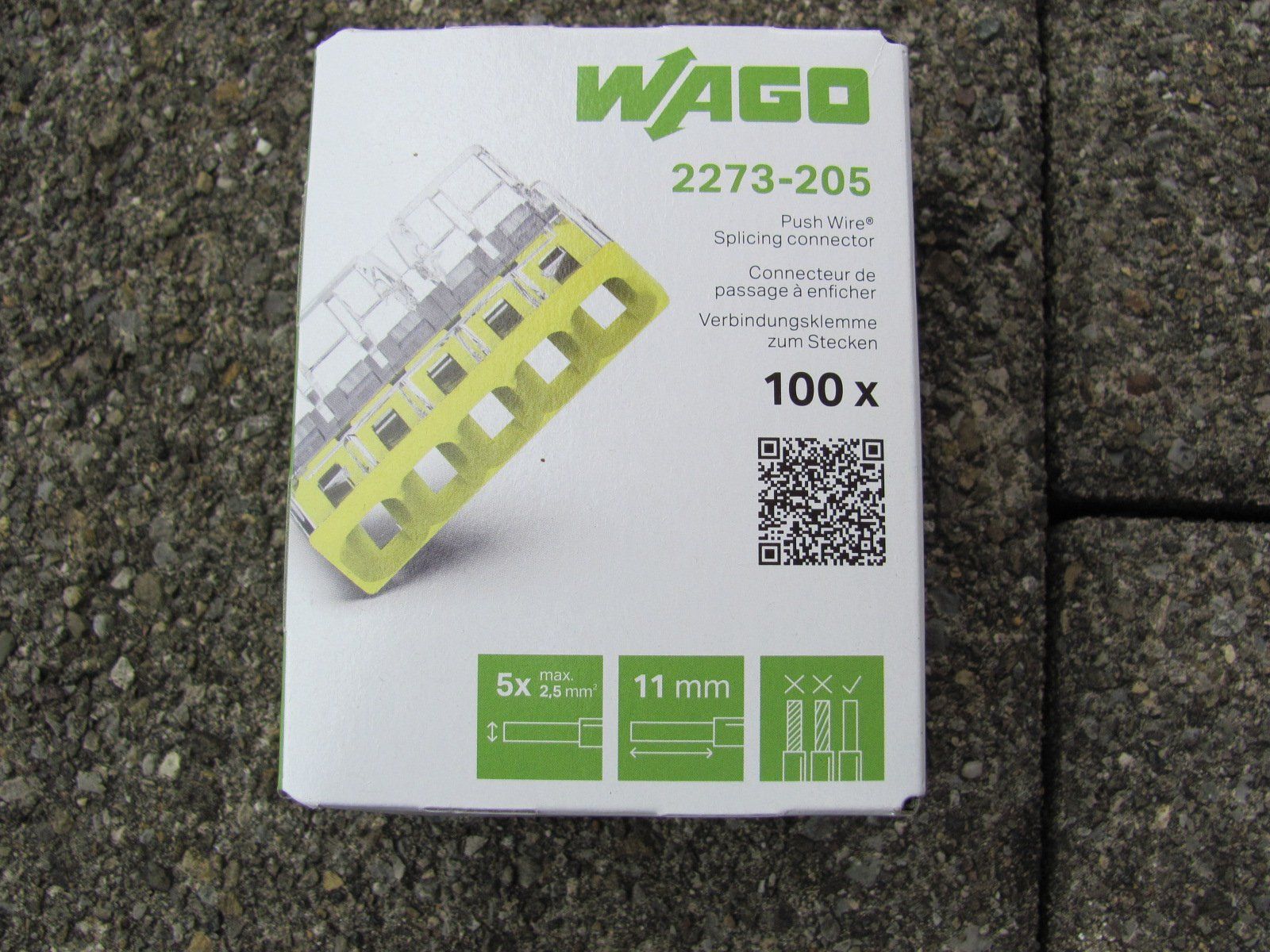 Wago Componenti elettronici: Wago / 2273-205 – Nuovo e nell'imballaggio originale da Uznach venduto da Bimbolino