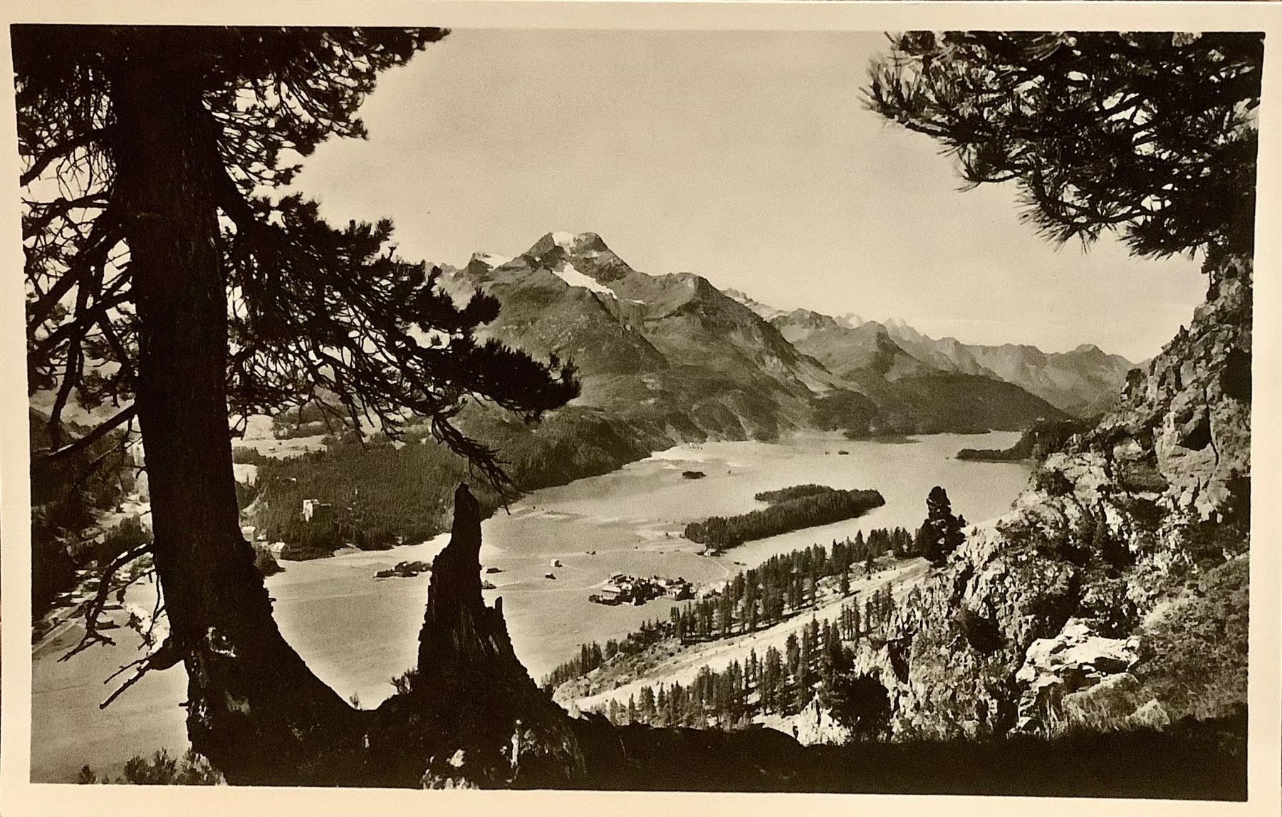 Cartoline postali: SILS im Engadin - Silsersee - Bergsee – Usato da Root venduto da ENGLAND-TREASURES 1