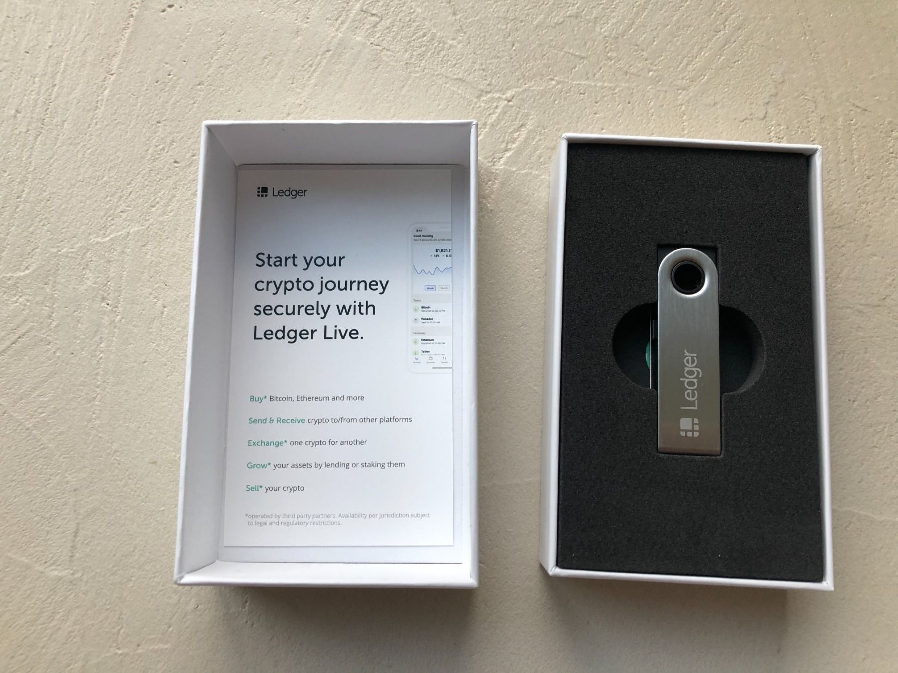 Coin Miner: Ledger Nano S - Cryptocurrency harware wallet – Nuovo e nell'imballaggio originale da Thalwil venduto da Sommerwende 1