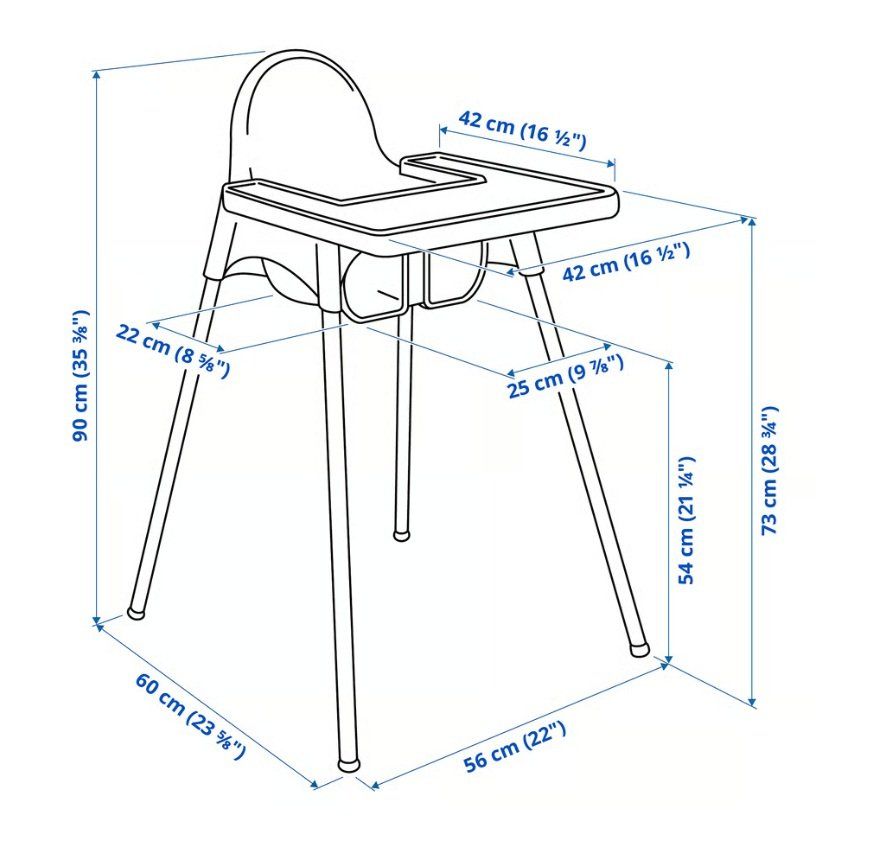 Ikea Seggioloni: ANTILOP IKEA Hochstuhl – Usato da Baar venduto da m83_q9rk 1