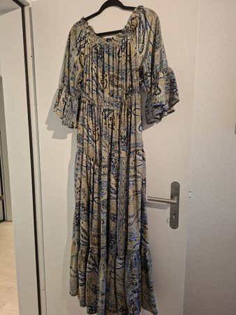 Boho Maxikleid Seide one size