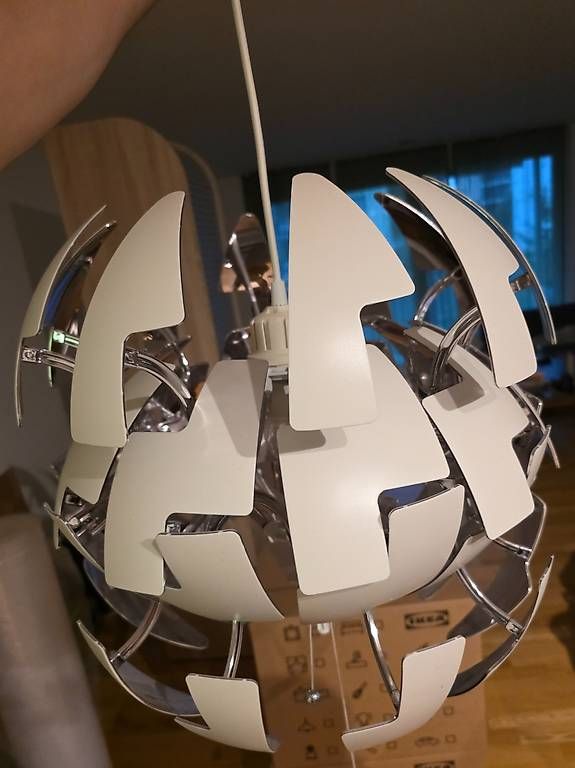 Ikea Lampadari & plafoniere: Ikea PS 2014 Hängelampe, weiss/Silber, 35cm – Usato da Schmitten FR venduto da Dani1992 1