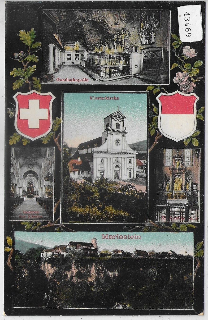 Cartoline postali: Mariastein - Multiview - Litho – Usato da Ettingen venduto da Kartenplanet