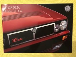 Lancia Delta HF Turbo, GT LX i.e Verkaufsprospekt 10.1991