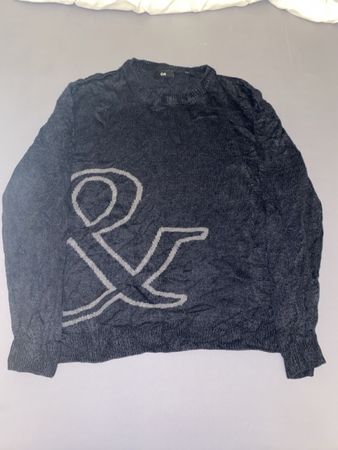 Pullover C&A schwarz mit Muster