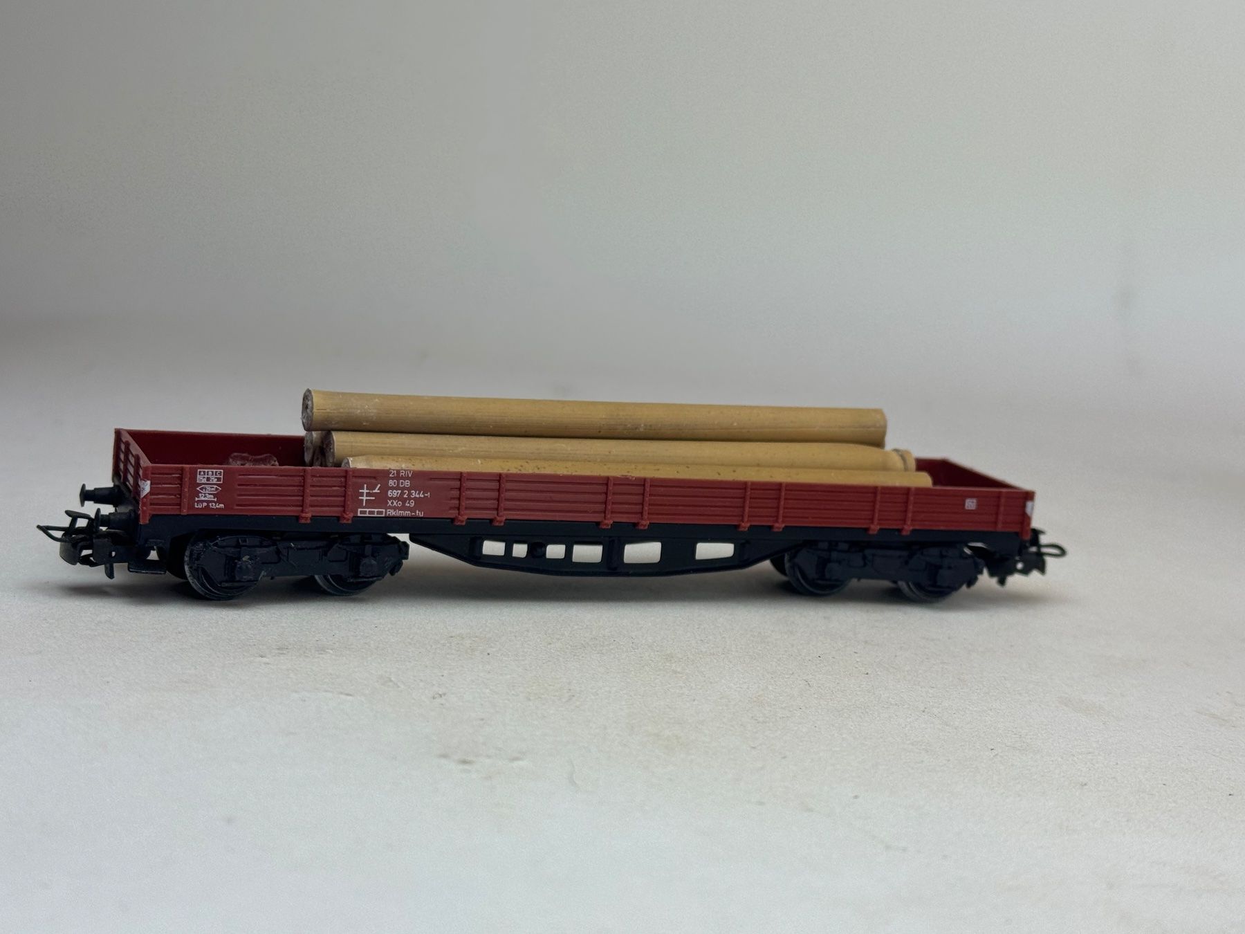 Märklin Modelleisenbahnen: VE1- Märklin Flachwagon mit Bambusstäben – Gebraucht aus Elm von Wikmtz 1