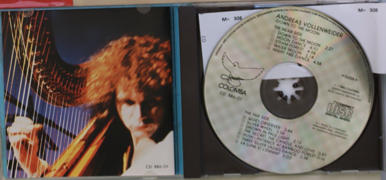 CD: Andreas Vollenweider Down to the  Moon – Usato da Luzern venduto da CONTENTI 1
