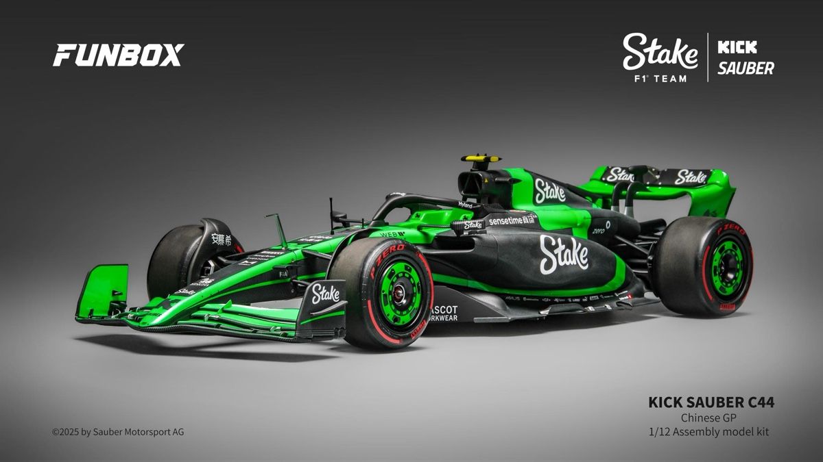 Baukästen: FUNBOX Kick Sauber C44 Bausatz 1/12 Neu – Neu und originalverpackt aus Wetzikon ZH von tuningschmiede