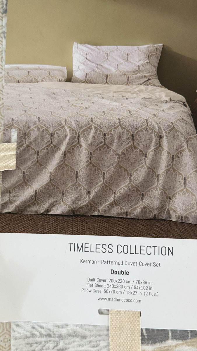 Bettwäsche: Zeitlose Madame Coco Doppelbettwaesche, Kerman Design – Neu und originalverpackt aus Adliswil von AE-Shop