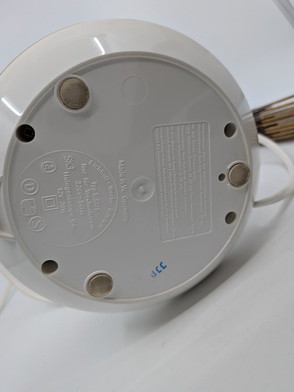 Lampade: Lampe Tischlampe Eichhoff Werke – Usato da Emmen venduto da magelan 7