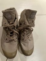 Basket montante Palladium toile