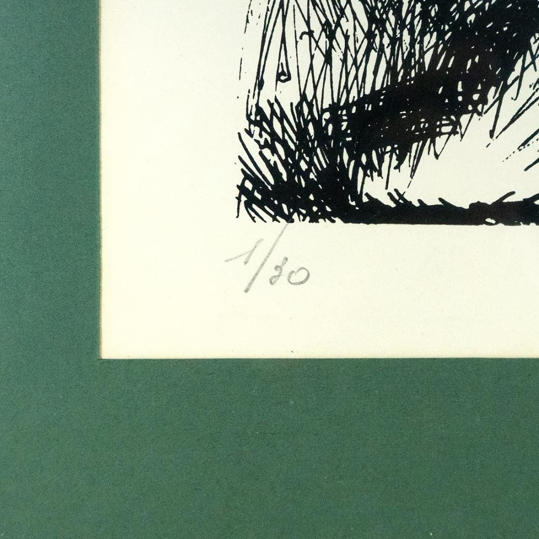 Grafica & Litografie: Pericle Fazzini - Studio-Interieur Original-Lithographie1/30 – Usato da Lugano venduto da Historianlugano 2