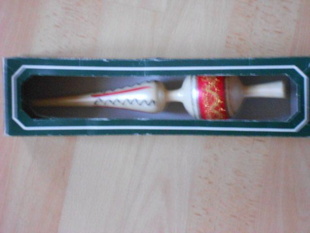 Tutte le decorazioni: Antike ,alte Christbaumspitze Glas – Usato da Flühli LU venduto da primula-47 4
