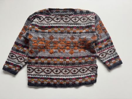 Vintage Women Pullover Sz M 50% wool 50% acrylique
