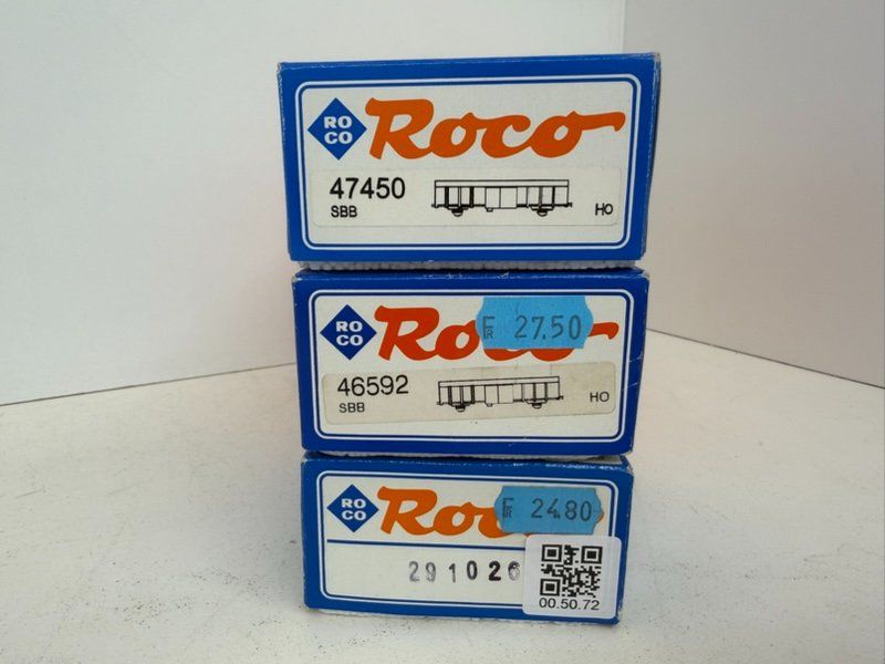 Roco Modelleisenbahnen: Spur H0 Roco 3 er Set SBB Schiebewandwagen – Gebraucht aus Büsserach von ModellbahnDepot 9