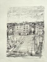 Robert Wehrlin ( 1903-1964) Lithographie, handsigniert