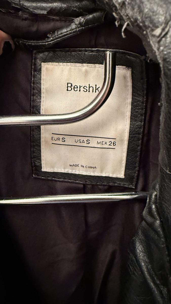 Bershka Giacche: Bershka Jacke in Leder-Optik, Gr. S – Usato da Gelterkinden venduto da teddywidder 1