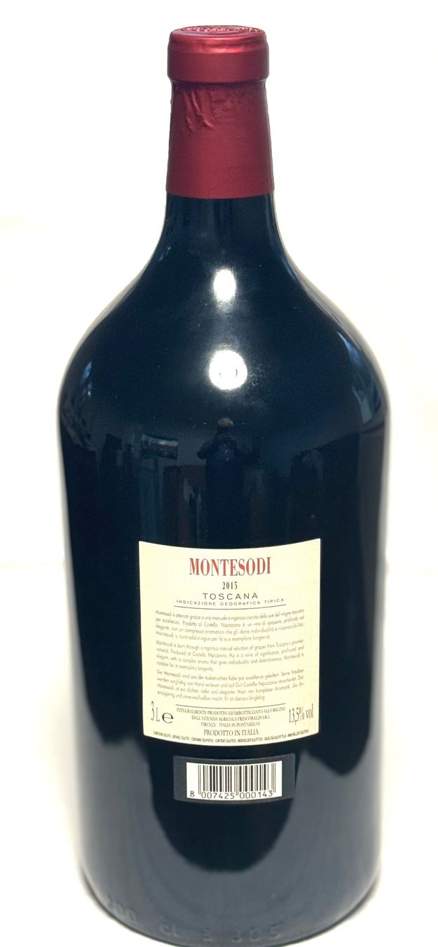 Vino: 3 Litri MARCHESI FRESCOBALDI - MONTESODI 2013 – Nuovo e nell'imballaggio originale da Sils/Segl Baselgia venduto da myCantina 2