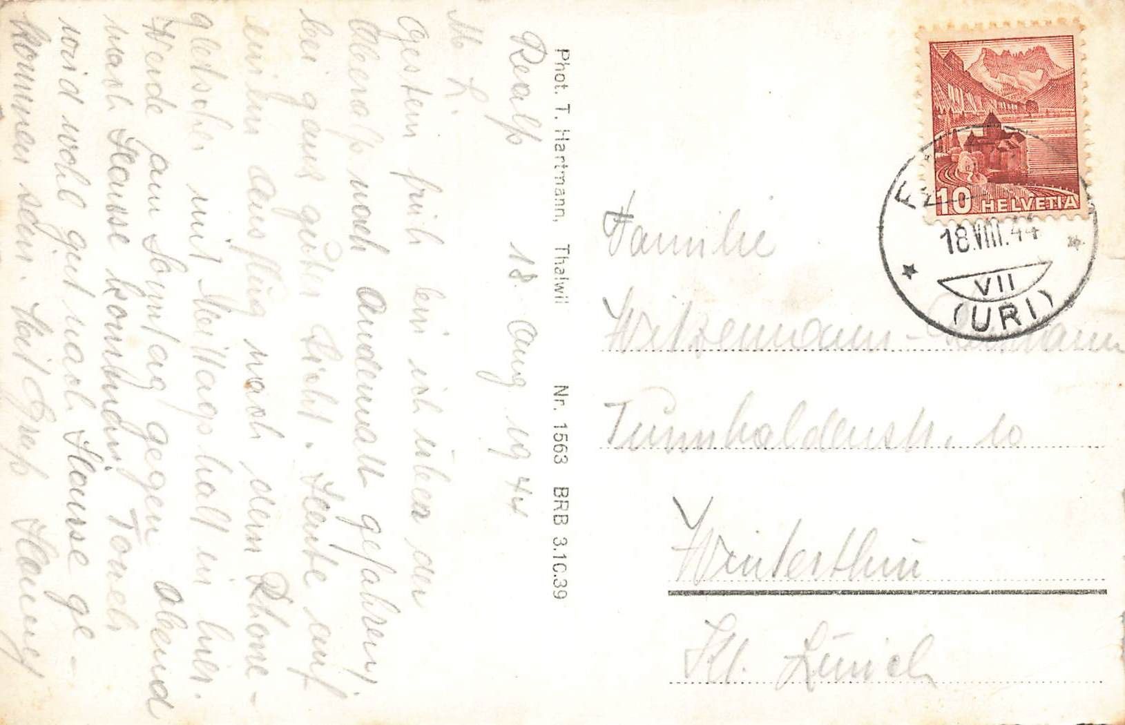 Cartoline postali: Realp – Usato da Biasca venduto da Blenio71 1