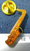 SAXOPHON SCHMUCK-PIN ENAMEL GOLDIG TOP-QUALITÄT