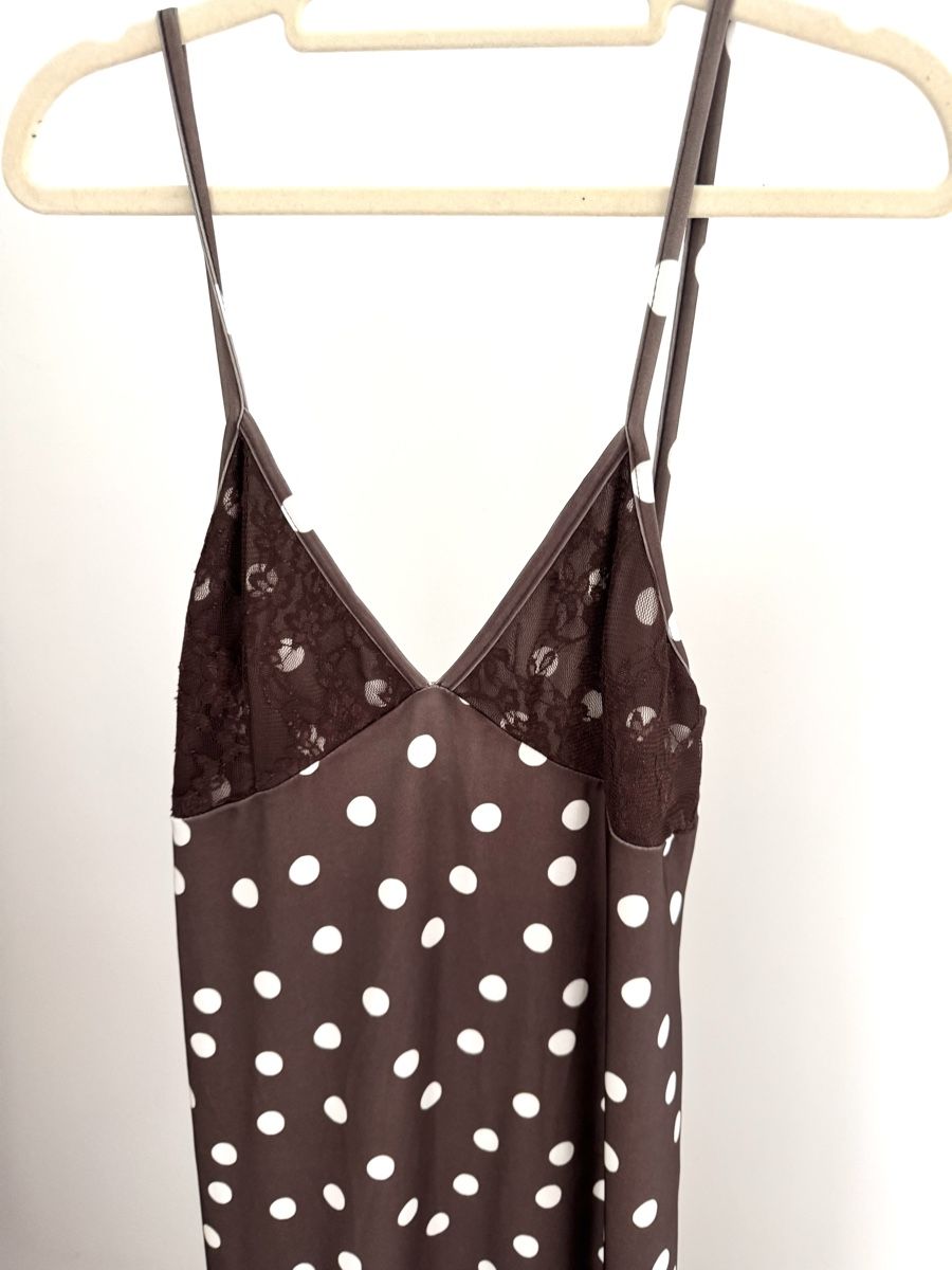 Vestiti: PrettyLittleThing Polka-Dot Maxi-Kleid – Nuovo e nell'imballaggio originale da Zürich venduto da di_archive 3