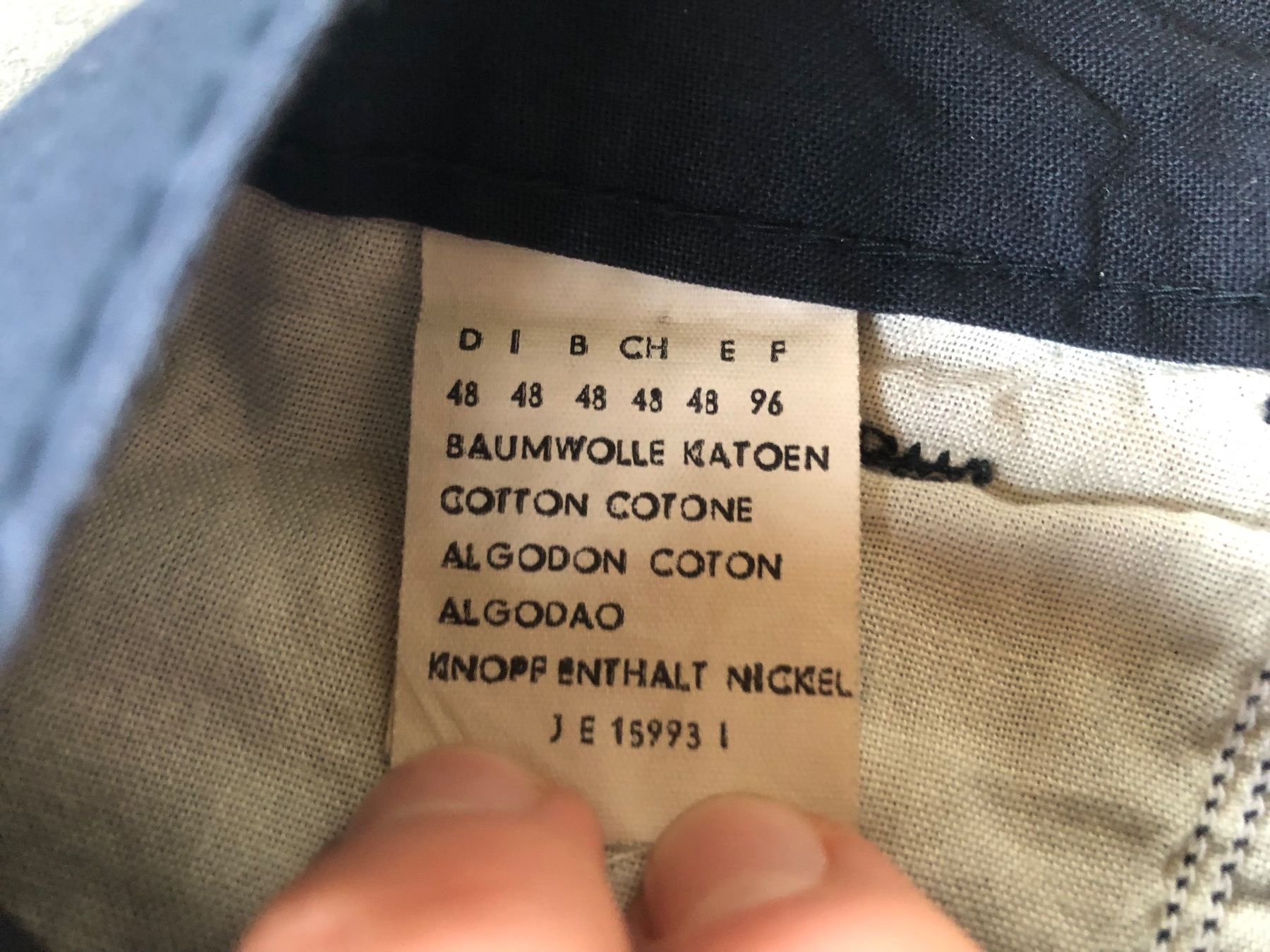 Pantaloni: Shorts, dunkelblau, Größe 48 – Usato da Kirchdorf AG venduto da Garten2020. 2