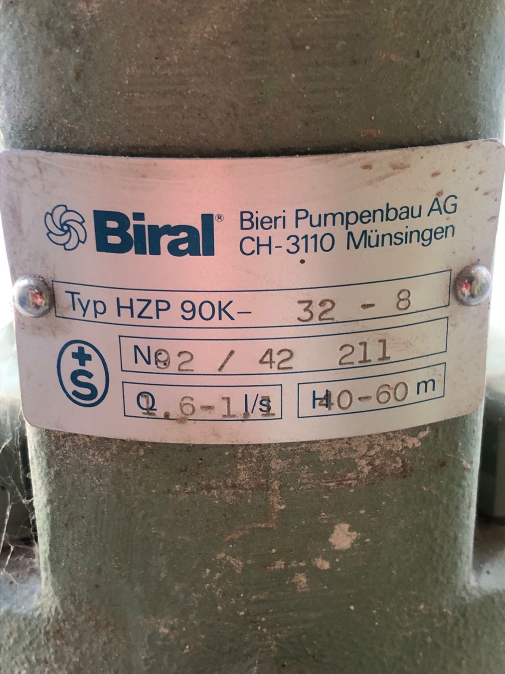 Biral Pompe & Parti di ricambio: Pumpe – Usato da Kleindietwil venduto da Strauss 1