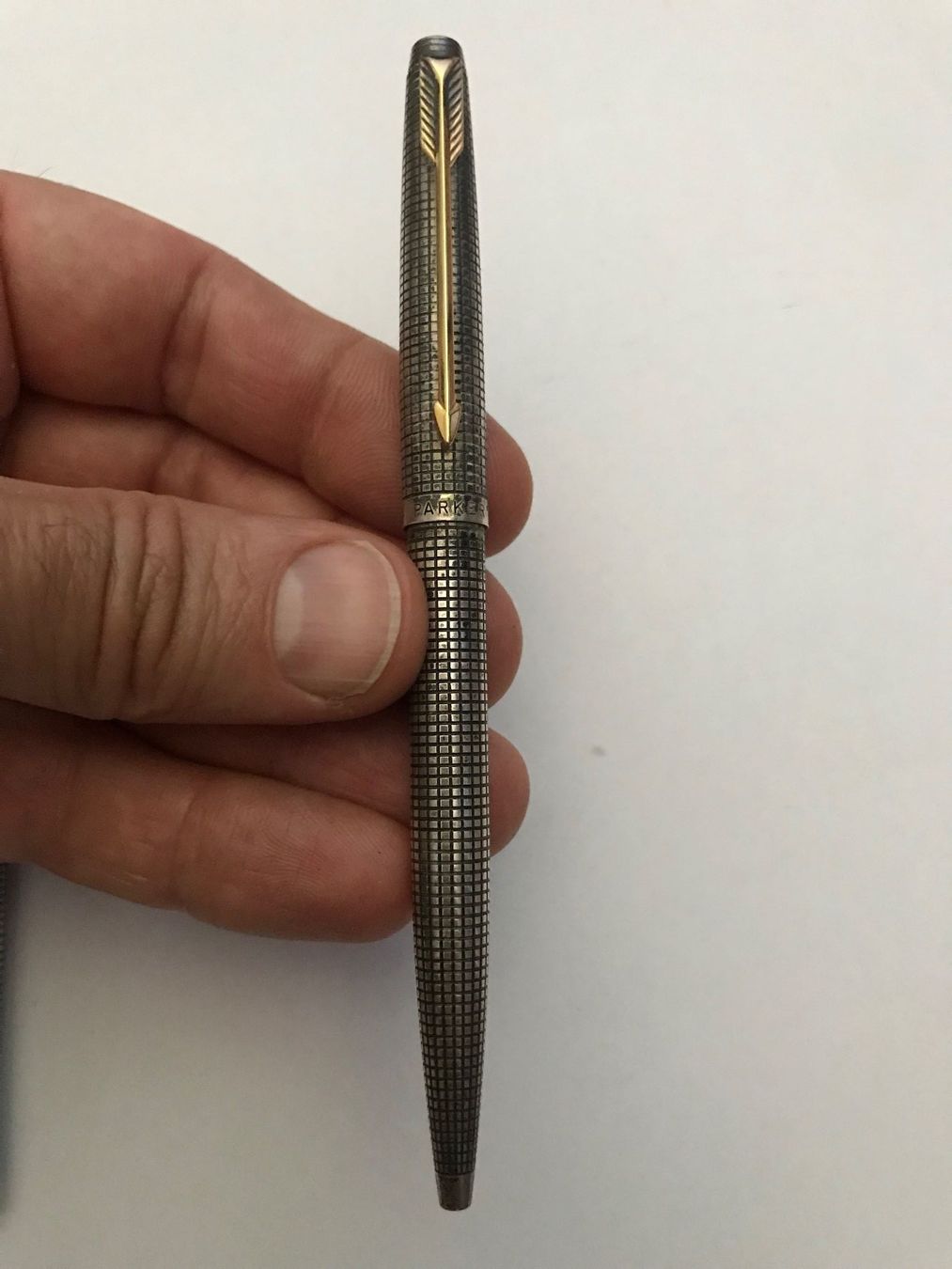 Parker Penna & Evidenziatori: Parker 75 Ciselé Sterling Druck-Kugelschreiber – Usato da Bern venduto da mpe_yg76