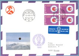 1982  Hochalpinen Ballonflug  Dolder    Mürren    Untervaz