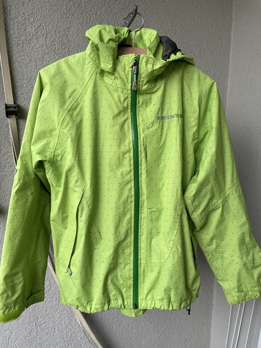 Didriksons Giacche & Cappotti: Didriksons Regenjacke , Gr. 150, grün – Usato da Bern venduto da brup 2