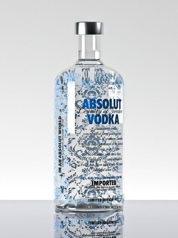 Absolut Vodka Spiritueux: Absolut Vodka Wallpaper #2, 700 ml, Limited Edition – Neuf avec emballage d'origine à St. Erhard par ITR1727