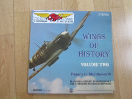 Seltene Schallplatte: Wings of History,  Aviatik