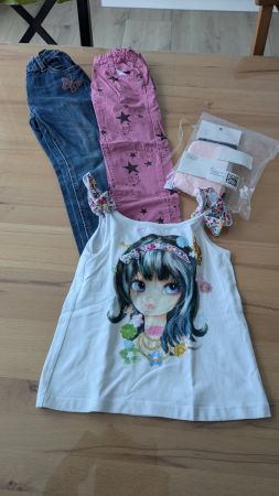 Süsses Mädchenkleider Paket - 98/104