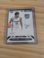 Davion Mitchell - NBA - Donruss Rookie on Card Autogramm
