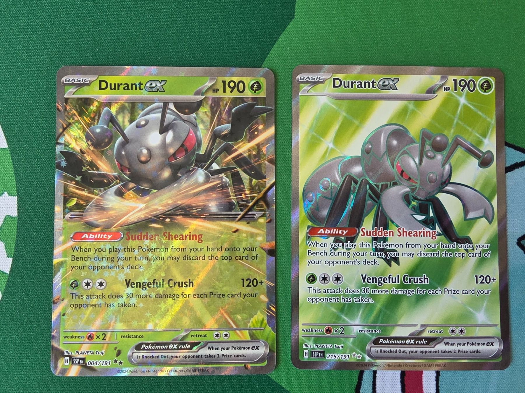 Pokémon Carte collezionabili: Pokemon Durant ex Set Surging Sparks Englisch – Nuovo (secondo la descrizione) da Gossau SG venduto da worklifebalance