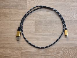 Roline USB Typ A – USB Typ C Gold 1m