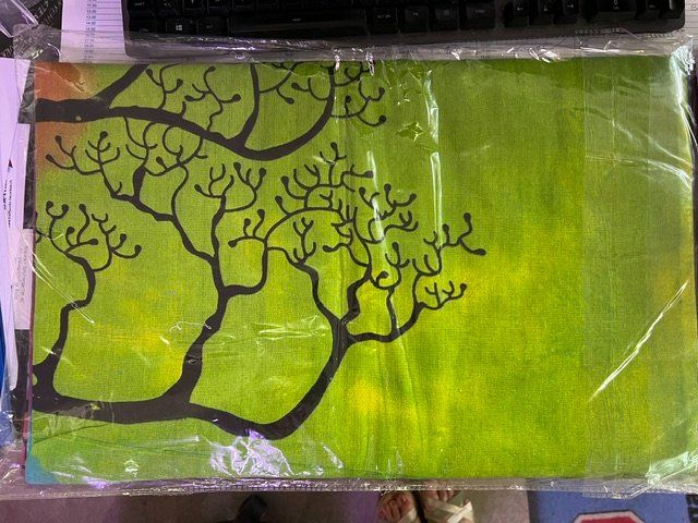 Biancheria da letto: Bett- oder Wandtuch 210 x 240cm, Baumwolle, Motiv Baum – Nuovo e nell'imballaggio originale da Buchs SG venduto da Pocolocoli 2