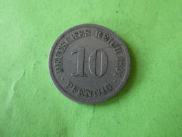 Dt. Reich 1891 A, 10 Pfennig