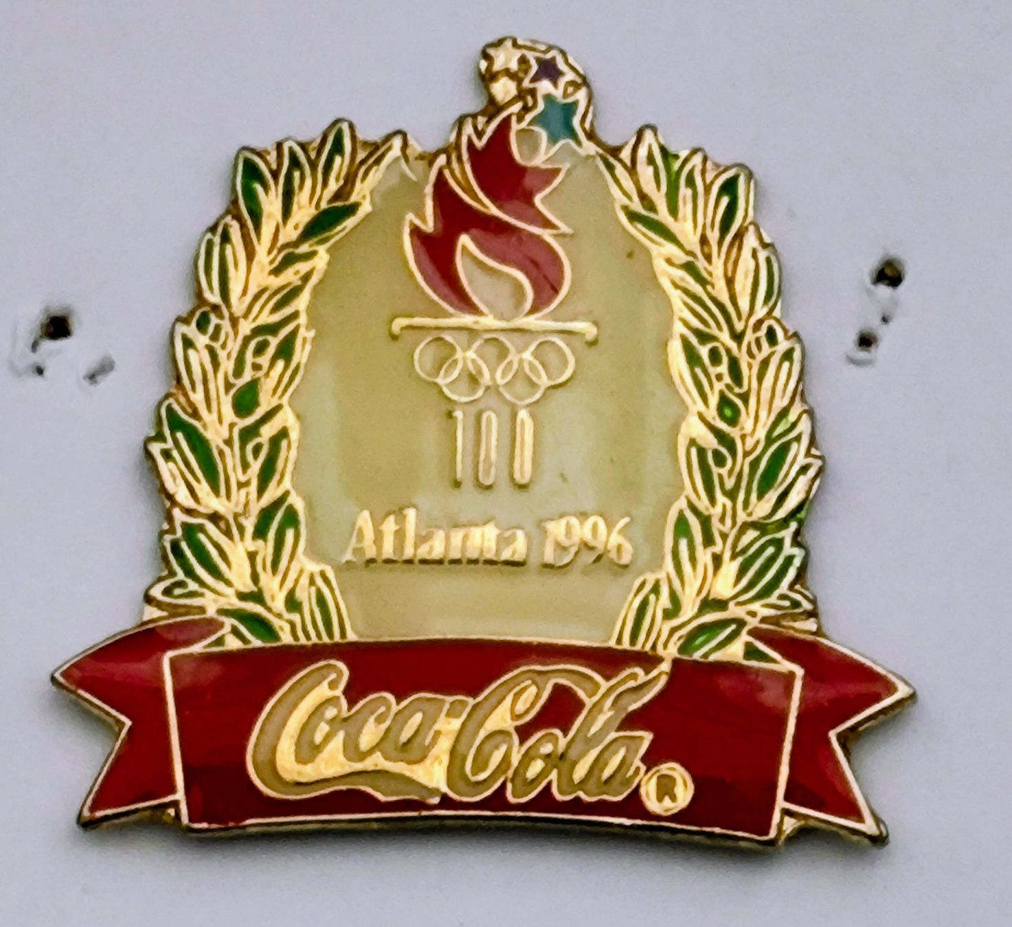 Coca-Cola Placchette & Badge: Coca-Cola Olympia Pin – Usato da Pfäffikon ZH venduto da Colacity